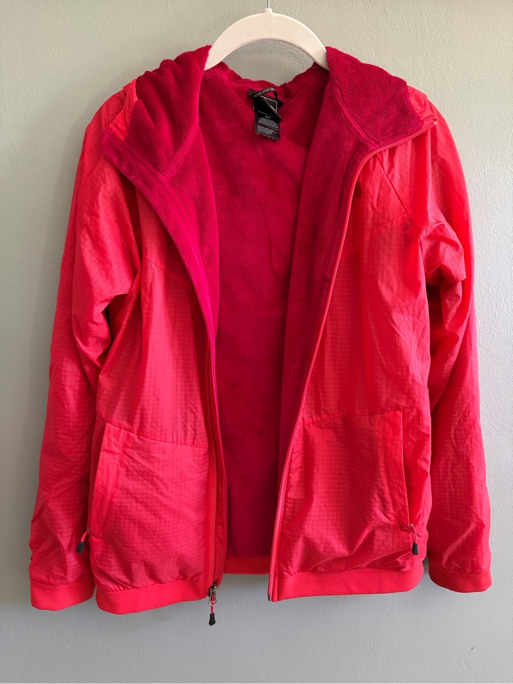 The North Face Hot Pink Hooded Utility Jacket